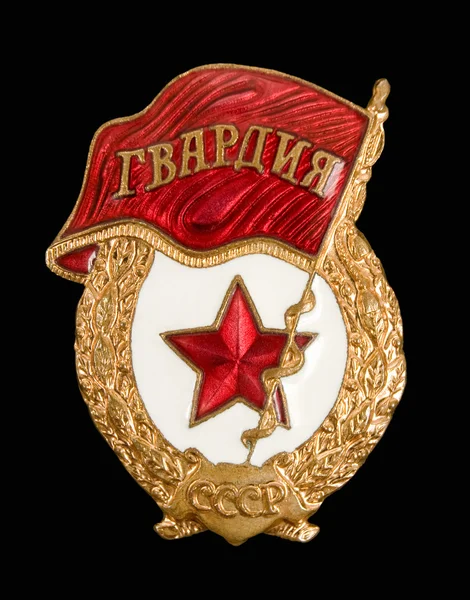 Eski Sovyetler Birliği'nden askeri rozeti — Stok fotoğraf