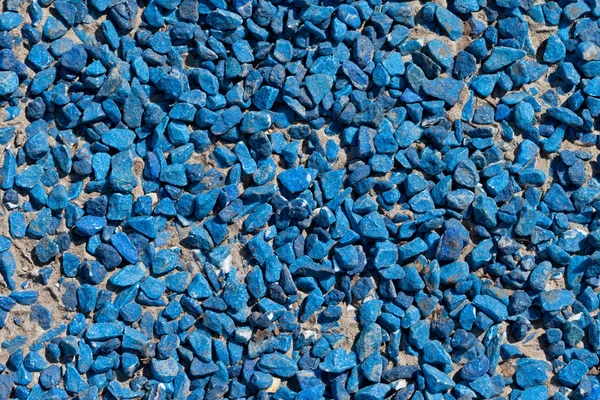 Tło żwir granitowy niebieski — Zdjęcie stockowe