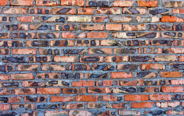 Stary mur ceglany jako tło — Zdjęcie stockowe