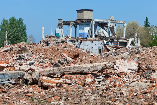 Vernietigde gebouw — Stockfoto