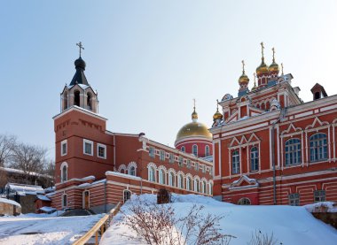 samara, Rusya iversky Manastırı. Kış