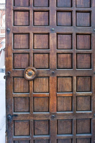 Régi fa kolostor ajtó — Stock Fotó