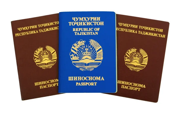 Pasaportes de Tayikistán — Foto de Stock
