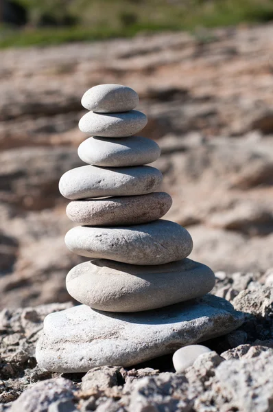 stock image Pyramid from stones