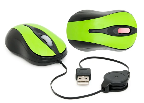 Mouse de computador para um laptop — Fotografia de Stock