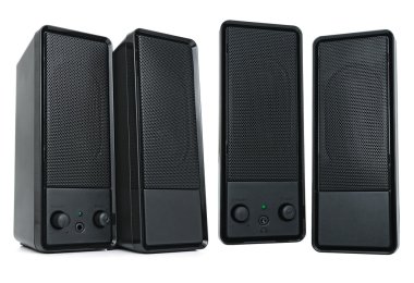 Stereo speakers clipart