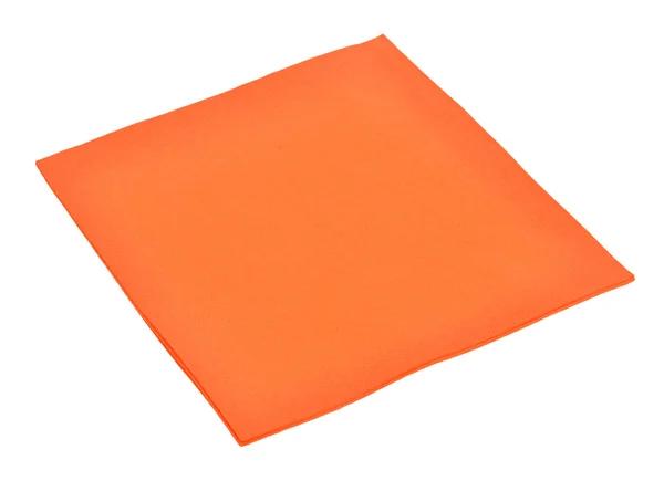 Oranžový papír ubrousek — Stock fotografie