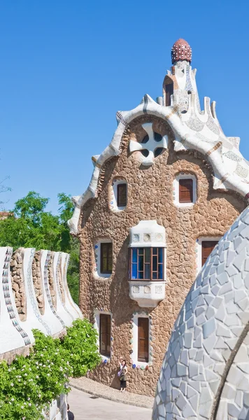 Le célèbre Park Guell. Barcelone, Espagne — Photo