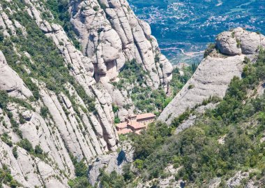 montserrat Manastırı. Catalonia. İspanya