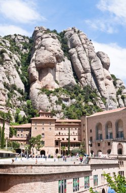 montserrat Manastırı. Catalonia. İspanya