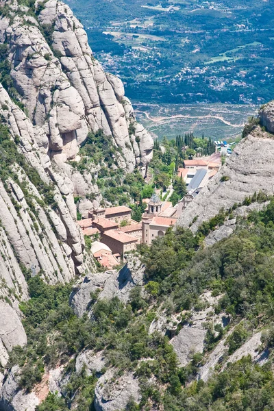 蒙特塞拉特的修道院。加泰罗尼亚地区。西班牙 — 图库照片