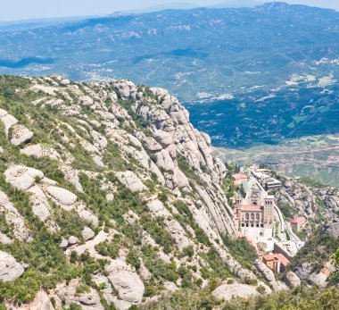 montserrat Manastırı. Catalonia. İspanya