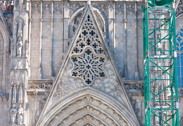 Detalhe da Sagrada Família por Antonio Gaudi, Barcelona, Espanha — Fotografia de Stock