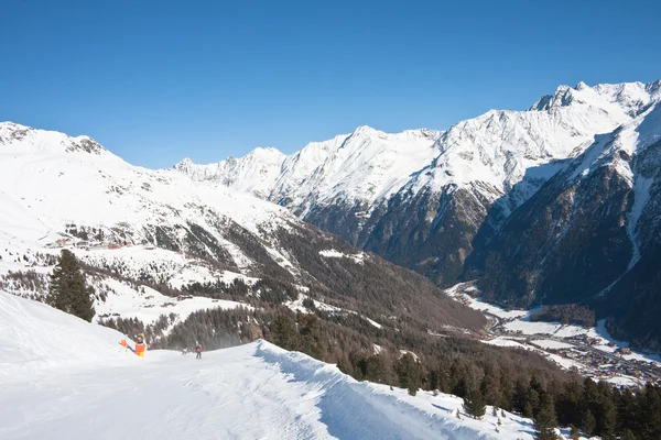 Ski resort Solden. Austria — Zdjęcie stockowe