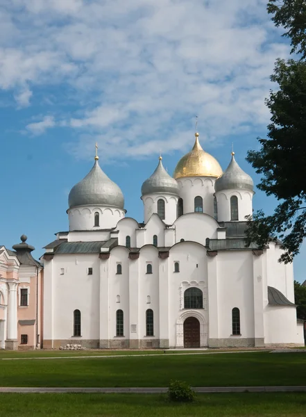 Αγία Σοφία στο Κρεμλίνο της μεγάλη Νόβγκοροντ Ρωσίας — Φωτογραφία Αρχείου