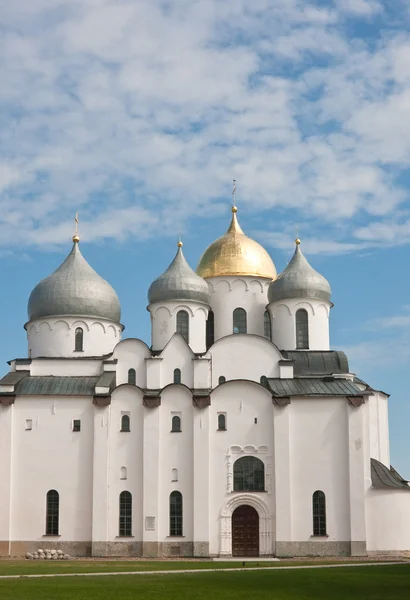 Catedral de Santa Sofia no Kremlin da Grande Novgorod Rússia — Fotografia de Stock