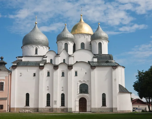Catedral de Santa Sofía en el Kremlin de Gran Nóvgorod Rusia —  Fotos de Stock