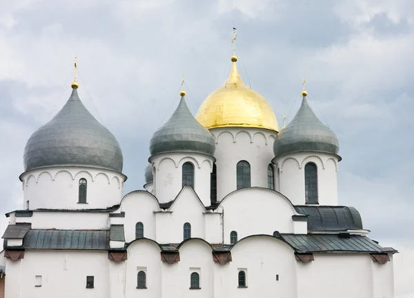 Catedral de Santa Sofia no Kremlin da Grande Novgorod Rússia — Fotografia de Stock