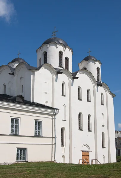 Свято-Николаевский собор при Ярославовом дворе. Великий Новгород — стоковое фото