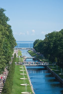 Canal peterhof, st'petersburg, Rusya Federasyonu