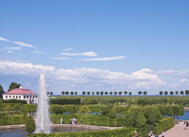 marly Sarayı ve Bahçe Peterhof, st.petersburg, Rusya Federasyonu