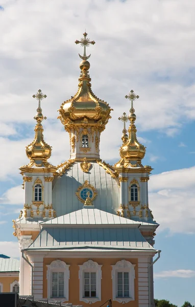 stock image Church of the Grand Palace. Peterhof. Russia