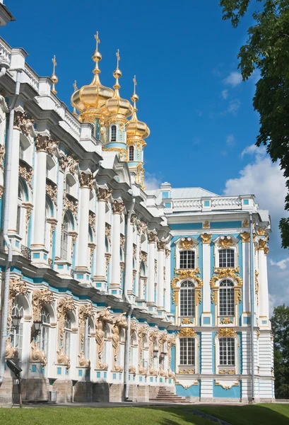 The Catherine Palace, located in the town of Tsarskoye Selo (Pus — Stock Photo, Image
