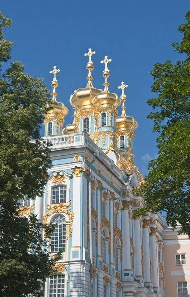 Catherine Palace in czar village of St Petersburg, Russia — Stock Photo, Image