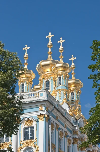 凯瑟琳宫在沙皇村的圣彼得堡，俄罗斯 — 图库照片