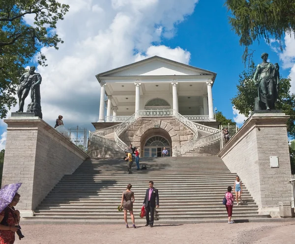 A Rússia. São Petersburgo. Tsarskoe Selo (Pushkin). A Cameron Gal — Fotografia de Stock