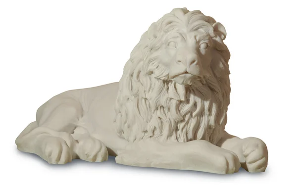 Statue mit Löwenfigur — Stockfoto