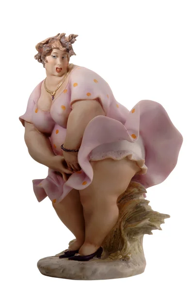 Gipsowy posąg kobiety — Zdjęcie stockowe