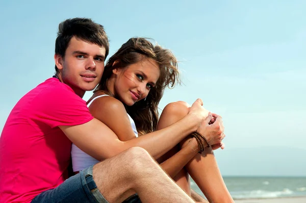 Guy y su novia — Foto de Stock