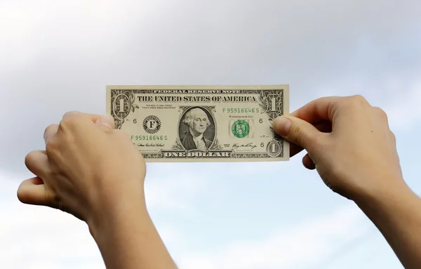 アメリカの 1 ドル — ストック写真