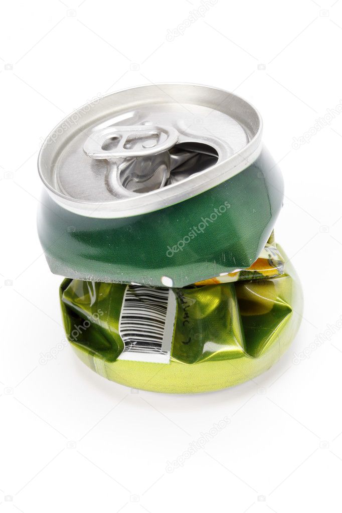 Cans of drinks