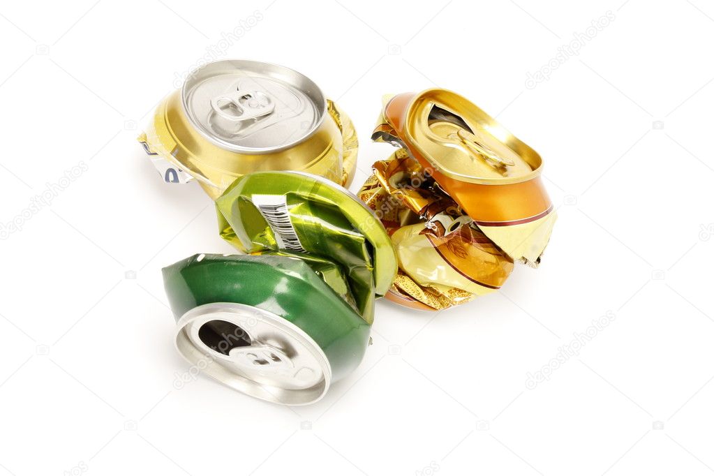 Cans of drinks