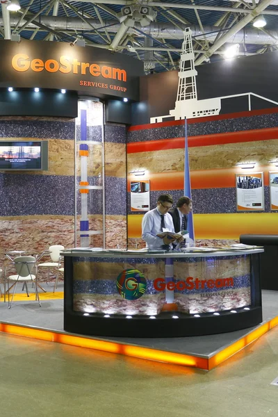 International Exhibition of Oil and Gas — Stock Photo, Image