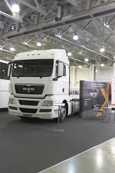 International exhibition of trucks — Stock Photo, Image