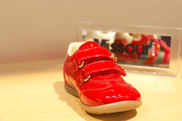 Exposición internacional de calzado y artículos de cuero — Foto de Stock