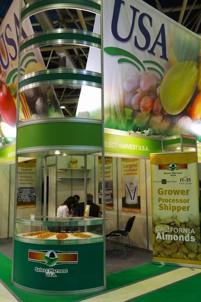Международная выставка продуктов питания и напитков — стоковое фото