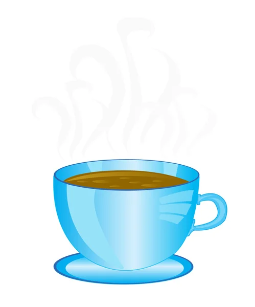 Taza de café aromático — Vector de stock
