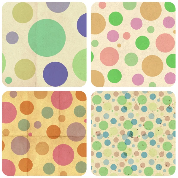 Art collage with retro pattern — Stock Photo, Image