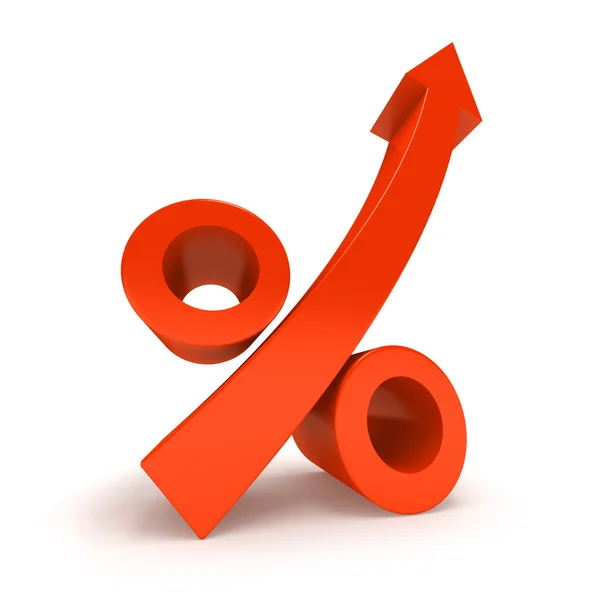 Growth Percentage Sign. — Stock Photo, Image