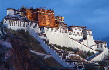 Potala Sarayı.