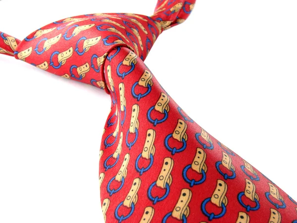 Rødt slips – stockfoto