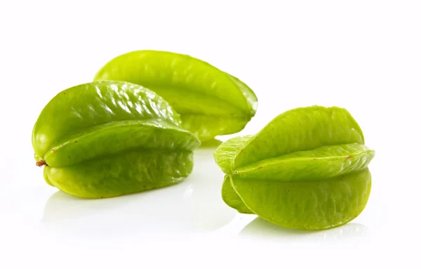 Fruta estrelada verde fresca — Fotografia de Stock