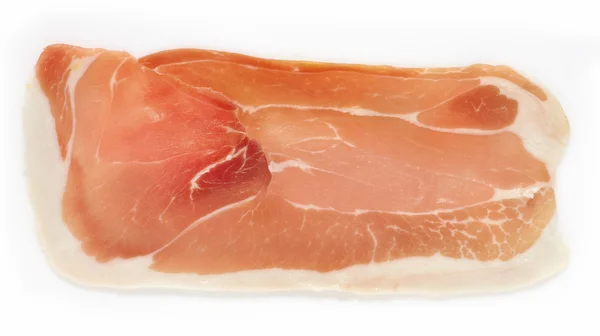 Prosciutto meat slice — Stock Photo, Image