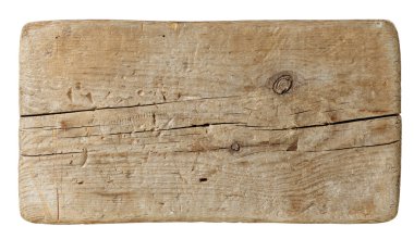 Old plank of wood clipart