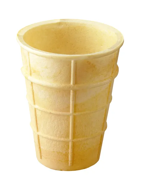 Пустой рожок мороженого — стоковое фото