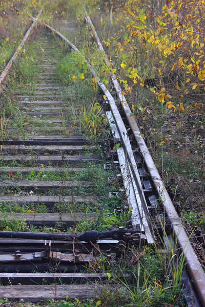 De oude spoorweg. — Stockfoto